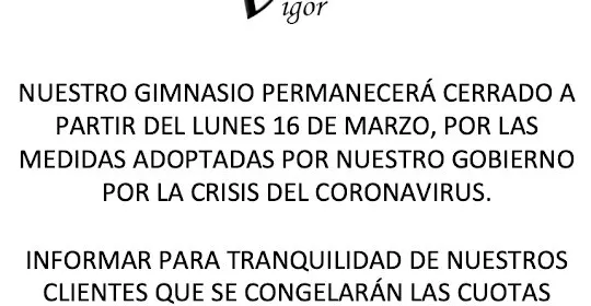 Gimnasio Vigor en San Fernando