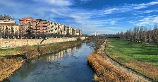 Canalització del Riu Segre en Lleida