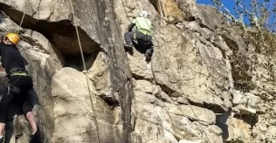 Escuela de escalada O Veral en Lugo