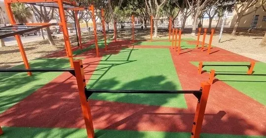 Circuito de calistenia en Roquetas de Mar