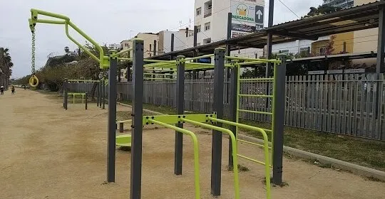 Gimnàs a l'aire lliure en Canet de Mar